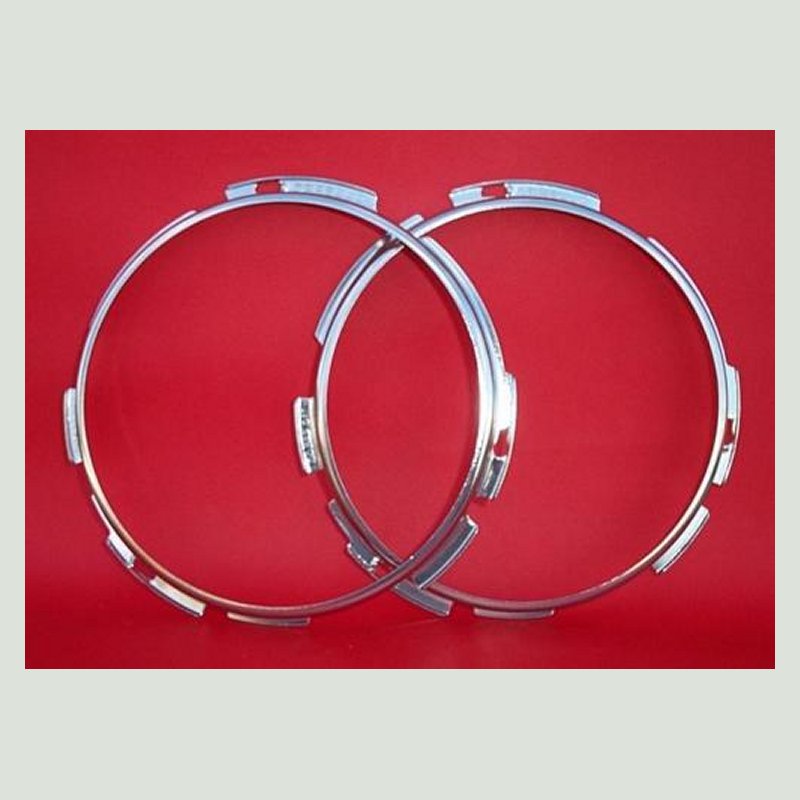 fiat 2 due coppia anello anelli fissaggio faro fari carello diametro 170 mm m m milli metri millimetri 
