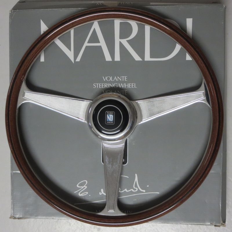 volante nardi classico classic steering wheel 380 mm m diametro diameter legno laccato Wood glossy spokes anni 50 