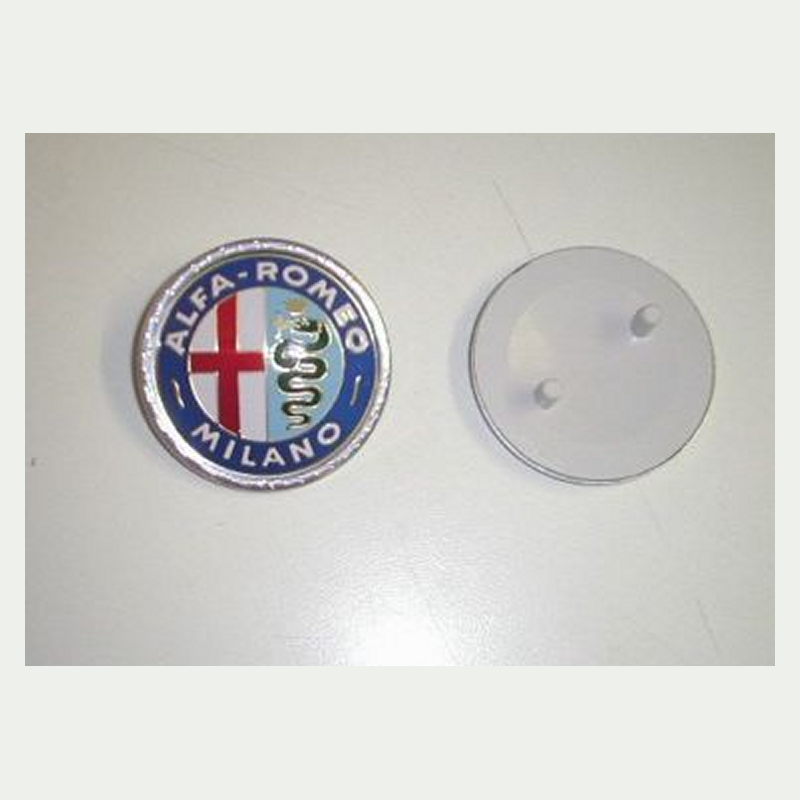 stemma fregio logo emblema marchio alfa romeo plastica rotondo milano