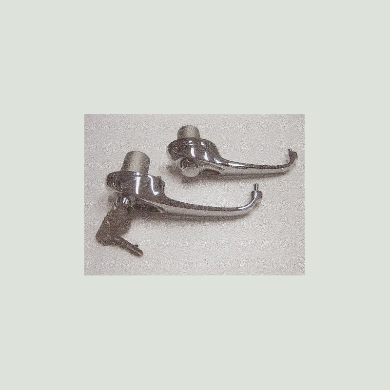 2 due coppia set kit serie autobianchi bianchina maniglie maniglia serratura serrature chiavi chiave