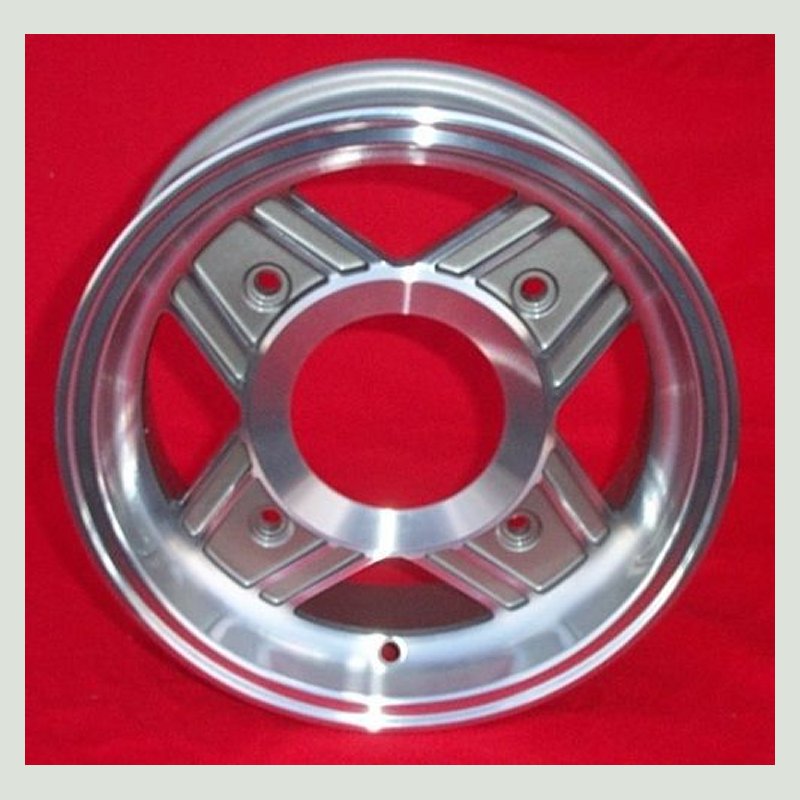 cerchi cerchio cerchioni cerchione alluminio fiat 500 45 x 12 grigio grigi kit set serie